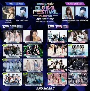 LE SSERAFIM、Hearts2Hearts、ATEEZ、RIIZE、&TEAM、ALPHA DRIVE ONEら人気K-POPアーティスト出演決定!「2026 MUSIC BANK GLOBAL FESTIVAL IN JAPAN」第2弾アーティスト発表
