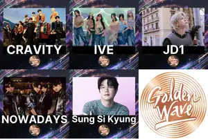 IVE、CRAVITY、ソン・シギョンらが「Golden Wave in Tokyo」に参戦!