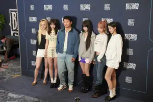 Simu Liu meets LE SSERAFIM at BlizzCon 2026