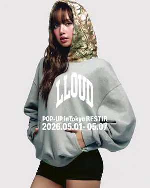 BLACKPINK LISAが手掛ける「LLOUD 」の期間限定POP-UPイベント「LLOUD POP-UP in Tokyo」を「RESTIR」にて開催!