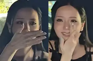 "Sorry for making you upset"...Jisoo apologizes alone, tears up at BLACKPINK's 10th anniversary event