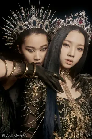 aespa『Black Mamba』MVティーザー公開 チャン・ユンジュ×カリナ「カリスマ性」