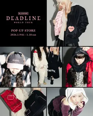 2026年1月9日(金)より『BLACKPINK WORLD TOUR <DEADLINE> IN JAPAN』 開催を記念し、『BLACKPINK POP-UP STORE』をビームス5店舗で展開