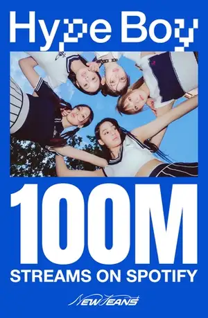 NewJeans' 'Hype Boy' reaches 100 mln Spotify streams