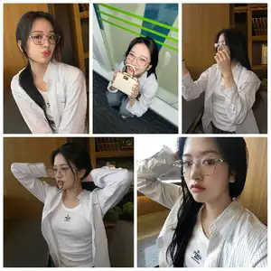 Ahn Yu-jin, a member of IVE, is attracting attention by emitting smart innocence with glasses and st..