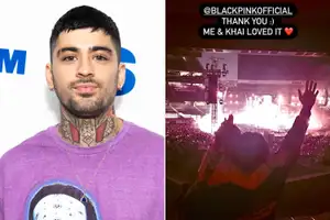 Zayn Malik Shares Rare Photo with Daughter Khai, 4, at a BLACKPINK Concert