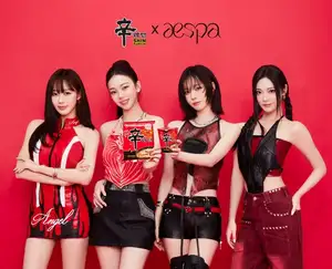 aespa「辛ラーメン」初のグローバルアンバサダーに!MVのような新CMが公開