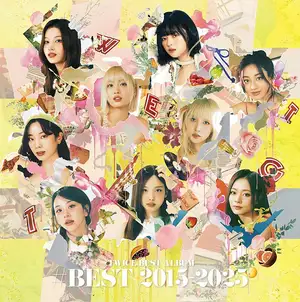 TWICE、全50曲収録のベストアルバム『TWICE BEST ALBUM「#BEST 2015-2025」』8/26リリース決定