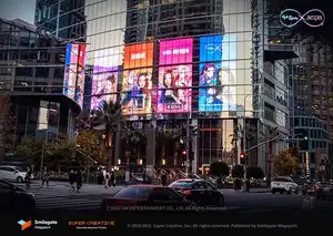 Epic Seven x aespa enlivens the center of New York, Times Square Billboard advertisement revealed