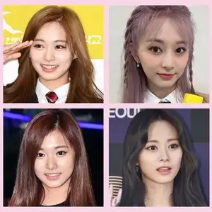 「世界で最も美しい顔」にも選ばれたビジュアル系。TWICE(トゥワイス)ツウィのヘアメイク変遷