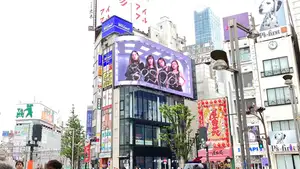 aespaの3D広告がクロス新宿ビジョンに登場