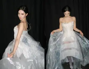 aespaニンニン、GUCCIのコルセット風シースルーレスを着て幻想的な美しさ(朝鮮日報日本語版)