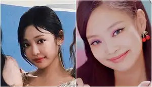 aespaニンニン、BlackPinkジェニに似てる? 「頬っぺたが似てる」