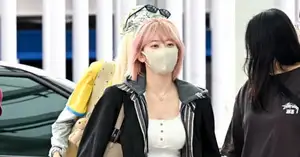 [Photo] LE SSERAFIM Sakura poses innocent-hip - CHOSUNBIZ