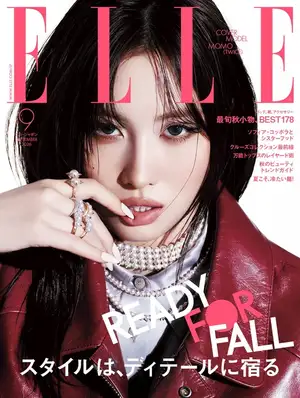 TWICE モモ「エル・ジャポン」9月号の表紙に登場!クールな表情に注目…明日発売