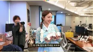 TWICE ナヨン、個人YouTubeチャンネルを開設！PRのため韓服姿でJYP社屋へ（動画あり）