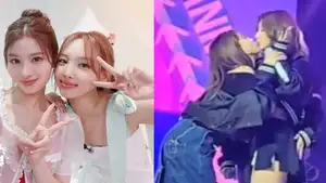 TWICE’s Nayeon and Sana’s accidental on-stage kiss at 9th-anniversary event sends fans into frenzy; WATCH
