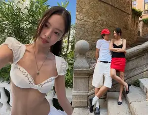 BLACKPINKジェニー、モデルのナー・カイと本物の恋人同士のような相性…手を握る姿からバックハグまで(朝鮮日報日本語版)