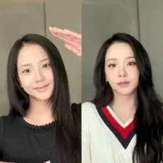 「BLACKPINK」JISOO、どっちがすっぴん?…衝撃のメイクオーバーTikTokが話題|Infoseekニュース