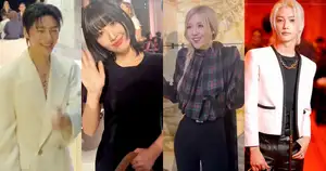 ショー会場に現れたK-POPスターたち TWICEモモやBLACKPINKロゼ、Stray Kidsフィリックスは何を着た?