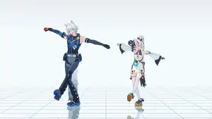 【MMD】aespa 'KISS N TELL'【モーション配布あり】【Motion DL】 #ゼンゼロmmd
