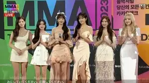 IVEが『MMA2023』レッドカーペットで美脚スラリ!レイは拳を握ってステージ内容のヒント