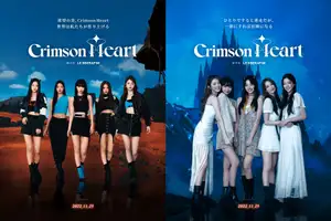 LE SSERAFIM × HYBEオリジナルストーリー『Crimson Heart』 Webtoon・Webノベルで、ついにベールを脱ぐ!
