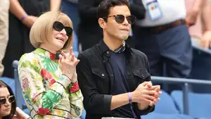 LE SSERAFIM, Rami Malek and other celebrities on Monday at the 2025 US Open